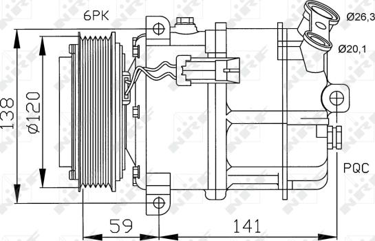 Wilmink Group WG2159199 - Компрессор кондиционера autospares.lv