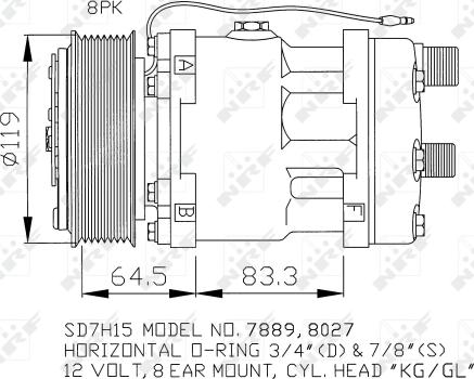 Wilmink Group WG2159156 - Компрессор кондиционера autospares.lv