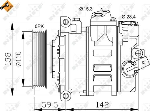 Wilmink Group WG2159165 - Компрессор кондиционера autospares.lv