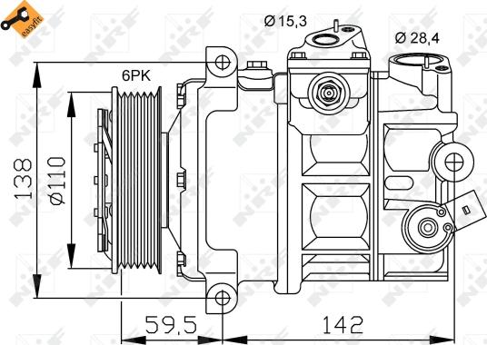 Wilmink Group WG2159167 - Компрессор кондиционера autospares.lv