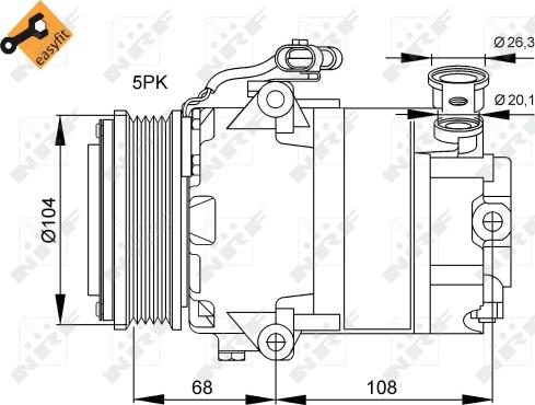 Wilmink Group WG2159118 - Компрессор кондиционера autospares.lv