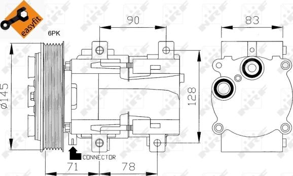 Wilmink Group WG2159122 - Компрессор кондиционера autospares.lv