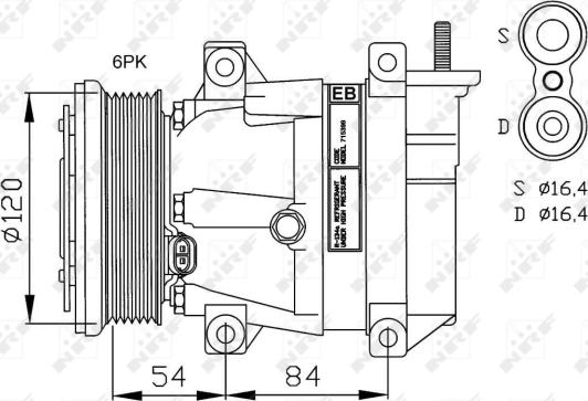 Wilmink Group WG2159398 - Компрессор кондиционера autospares.lv