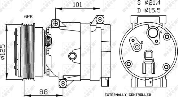 Wilmink Group WG2159389 - Компрессор кондиционера autospares.lv