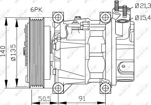 Wilmink Group WG2159296 - Компрессор кондиционера autospares.lv