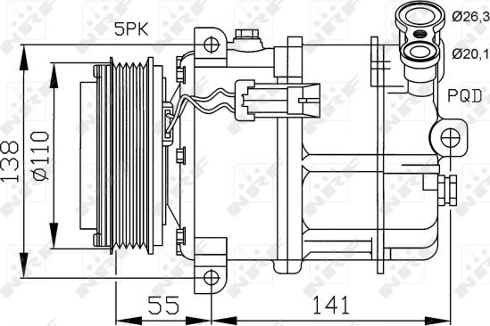 Wilmink Group WG2159298 - Компрессор кондиционера autospares.lv