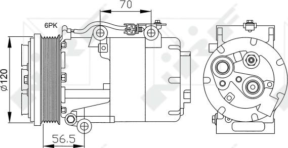 Wilmink Group WG2159261 - Компрессор кондиционера autospares.lv