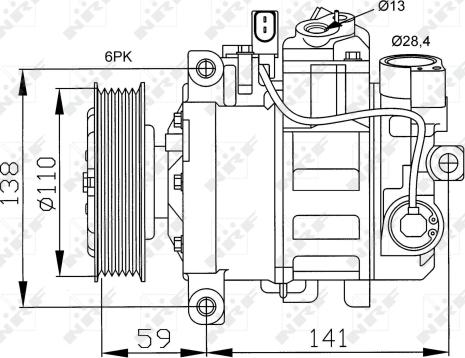 Wilmink Group WG2159239 - Компрессор кондиционера autospares.lv