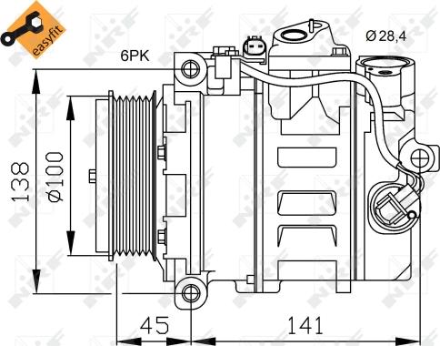 Wilmink Group WG2159270 - Компрессор кондиционера autospares.lv