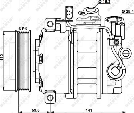 Wilmink Group WG2159716 - Компрессор кондиционера autospares.lv