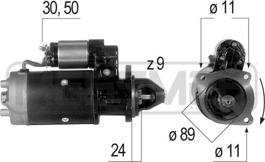 Wilmink Group WG2150989 - Стартер autospares.lv