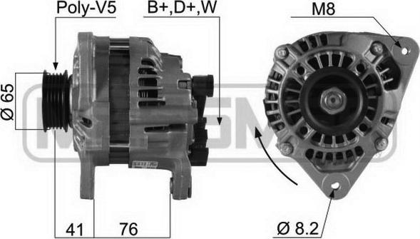 Wilmink Group WG2150855 - Генератор autospares.lv