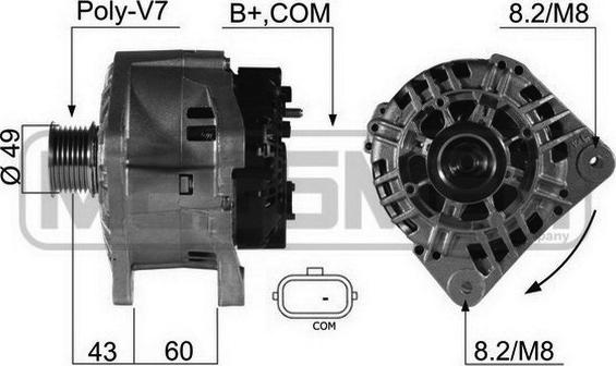 Wilmink Group WG2150879 - Генератор autospares.lv