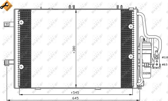 Wilmink Group WG2160959 - Конденсатор кондиционера autospares.lv