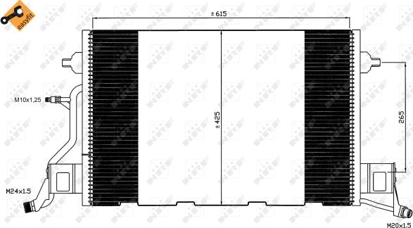 Wilmink Group WG2160989 - Конденсатор кондиционера autospares.lv