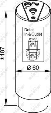 Wilmink Group WG2160030 - Осушитель, кондиционер autospares.lv