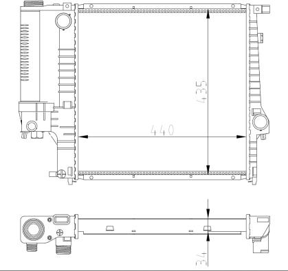 Wilmink Group WG2161975 - Радиатор, охлаждение двигателя autospares.lv