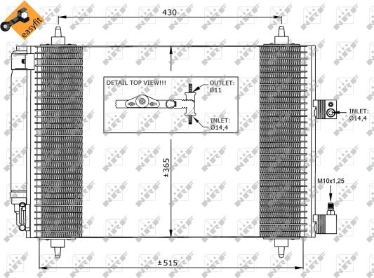 Wilmink Group WG2161055 - Конденсатор кондиционера autospares.lv