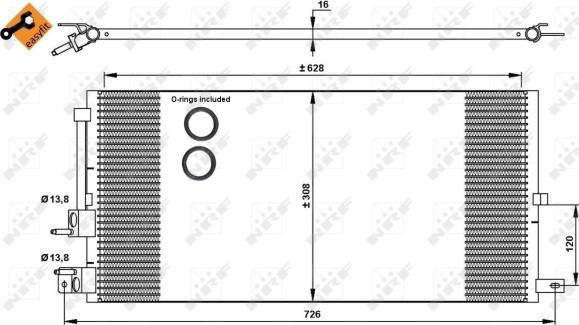 Wilmink Group WG2161170 - Конденсатор кондиционера autospares.lv