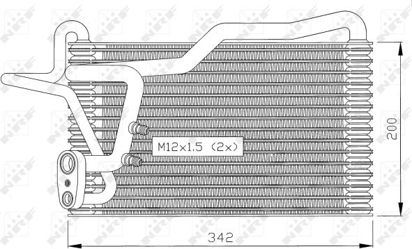 Wilmink Group WG2161274 - Испаритель, кондиционер autospares.lv