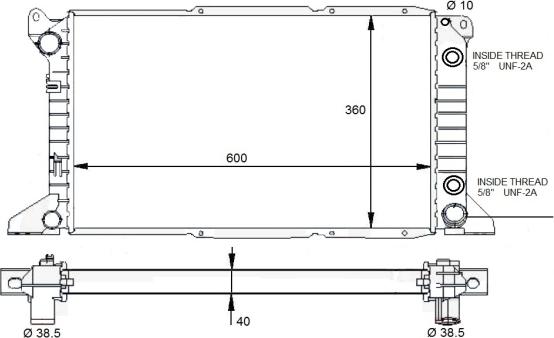 Wilmink Group WG2162263 - Радиатор, охлаждение двигателя autospares.lv