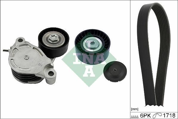 Wilmink Group WG2167126 - Поликлиновый ременный комплект autospares.lv