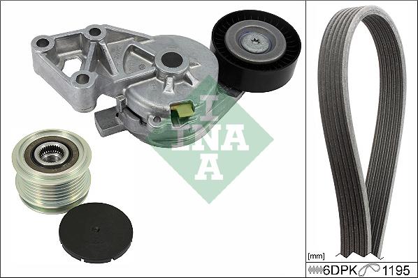 Wilmink Group WG2112138 - Поликлиновый ременный комплект autospares.lv