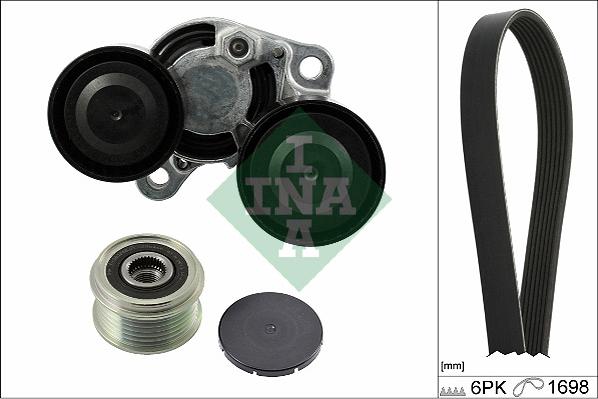 Wilmink Group WG2112120 - Поликлиновый ременный комплект autospares.lv