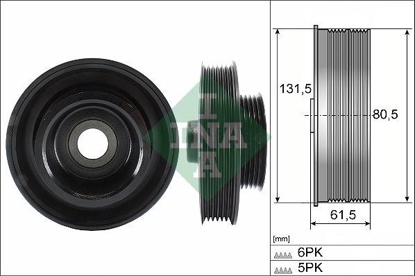 Wilmink Group WG2112209 - Шкив коленчатого вала autospares.lv