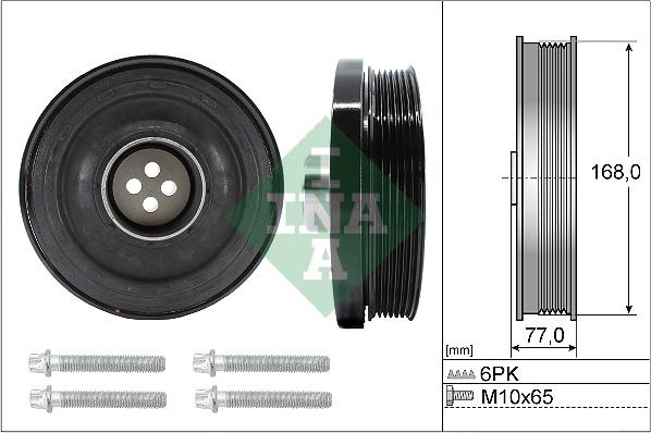 Wilmink Group WG2112208 - Шкив коленчатого вала autospares.lv