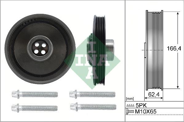 Wilmink Group WG2189433 - Шкив коленчатого вала autospares.lv