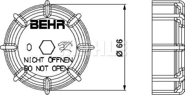 Wilmink Group WG2184438 - Крышка, резервуар охлаждающей жидкости autospares.lv