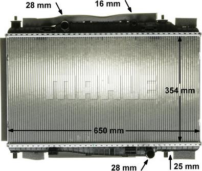 Wilmink Group WG2184090 - Радиатор, охлаждение двигателя autospares.lv