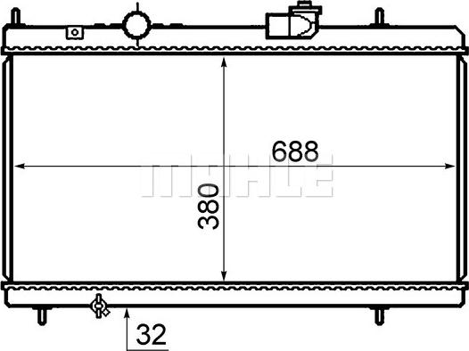 Wilmink Group WG2184009 - Радиатор, охлаждение двигателя autospares.lv