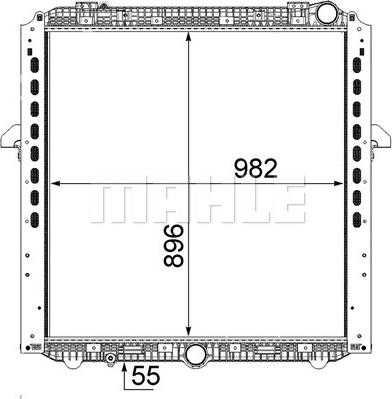 Wilmink Group WG2184079 - Радиатор, охлаждение двигателя autospares.lv