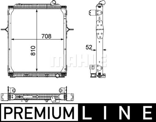 Wilmink Group WG2184111 - Радиатор, охлаждение двигателя autospares.lv