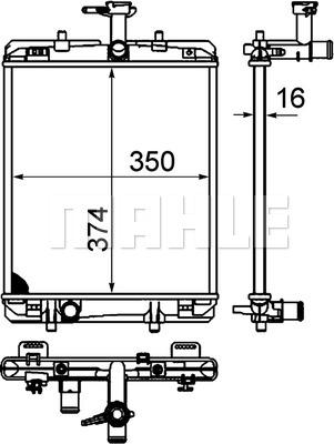 Wilmink Group WG2184182 - Радиатор, охлаждение двигателя autospares.lv