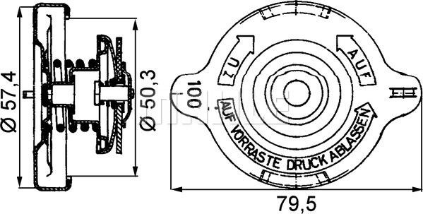 Wilmink Group WG2184219 - Крышка горловины радиатора autospares.lv