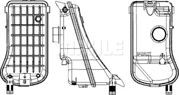 Wilmink Group WG2184273 - Компенсационный бак, охлаждающая жидкость autospares.lv