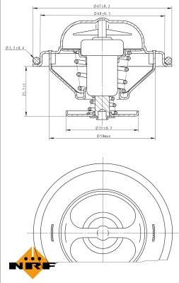 Wilmink Group WG2184716 - Термостат охлаждающей жидкости / корпус autospares.lv