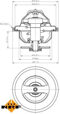 Wilmink Group WG2184726 - Термостат охлаждающей жидкости / корпус autospares.lv