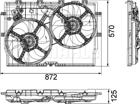 Wilmink Group WG2180577 - Вентилятор, охлаждение двигателя autospares.lv