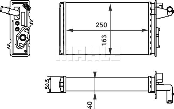 Wilmink Group WG2180013 - Теплообменник, отопление салона autospares.lv