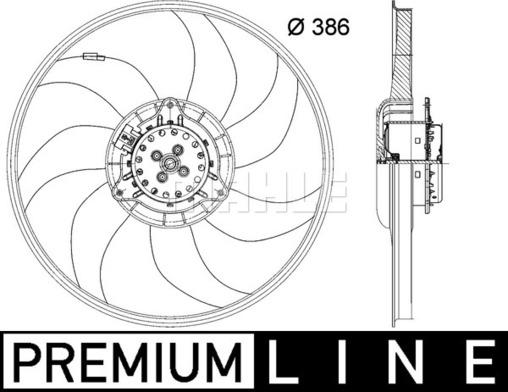 Wilmink Group WG2180759 - Вентилятор, охлаждение двигателя autospares.lv