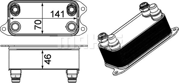 Wilmink Group WG2181181 - Масляный радиатор, автоматическая коробка передач autospares.lv