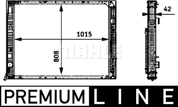 Wilmink Group WG2183944 - Радиатор, охлаждение двигателя autospares.lv