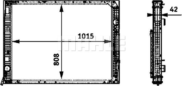 Wilmink Group WG2183944 - Радиатор, охлаждение двигателя autospares.lv