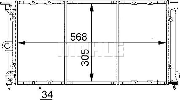 Wilmink Group WG2183951 - Радиатор, охлаждение двигателя autospares.lv