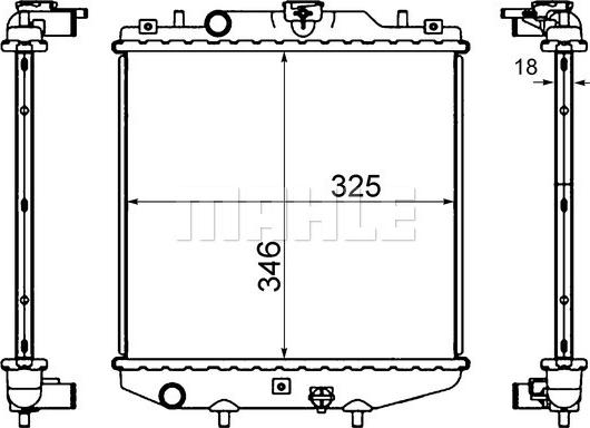 Wilmink Group WG2183957 - Радиатор, охлаждение двигателя autospares.lv