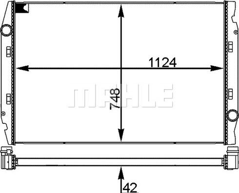 Wilmink Group WG2183916 - Радиатор, охлаждение двигателя autospares.lv